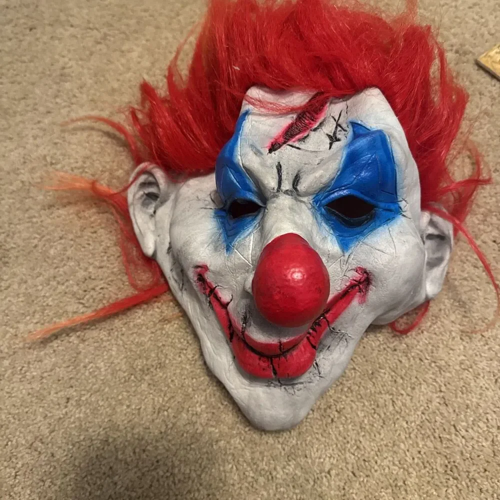 Halloween Evil Clown Mask, Adult